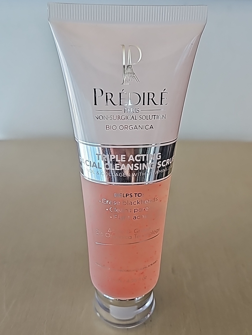 Prédiré Triple-Acting Facial Cleansing Scrub — Pink Exfoliating Gel